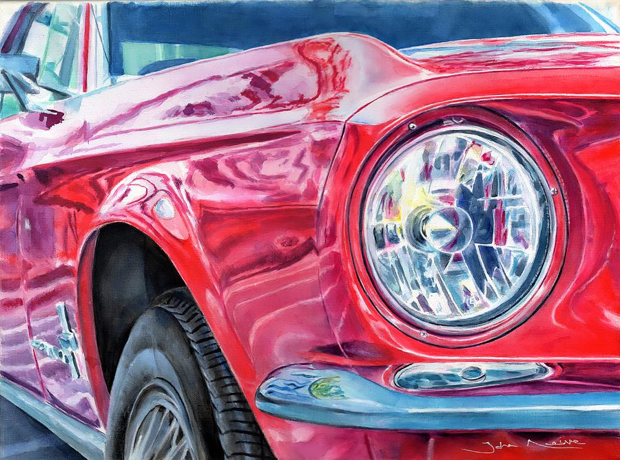 Ford Mustang Painting by John Neeve
