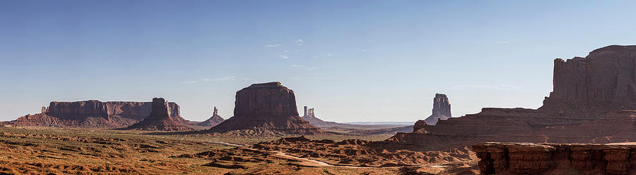 Ford Point Monument Valley Gigapan  Photograph by John McGraw