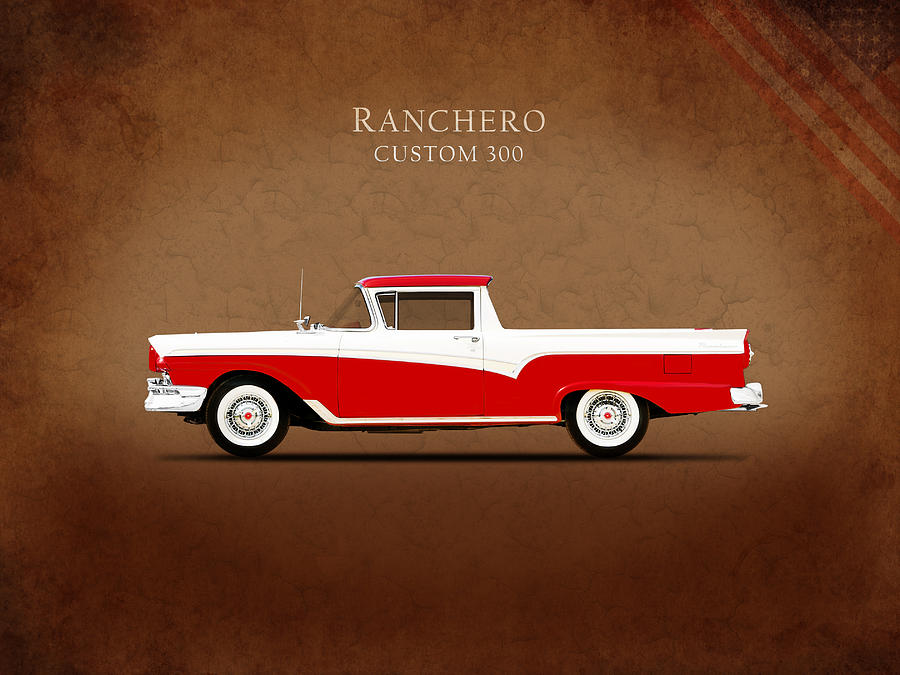 Car Photograph - Ford Ranchero 1957 by Mark Rogan