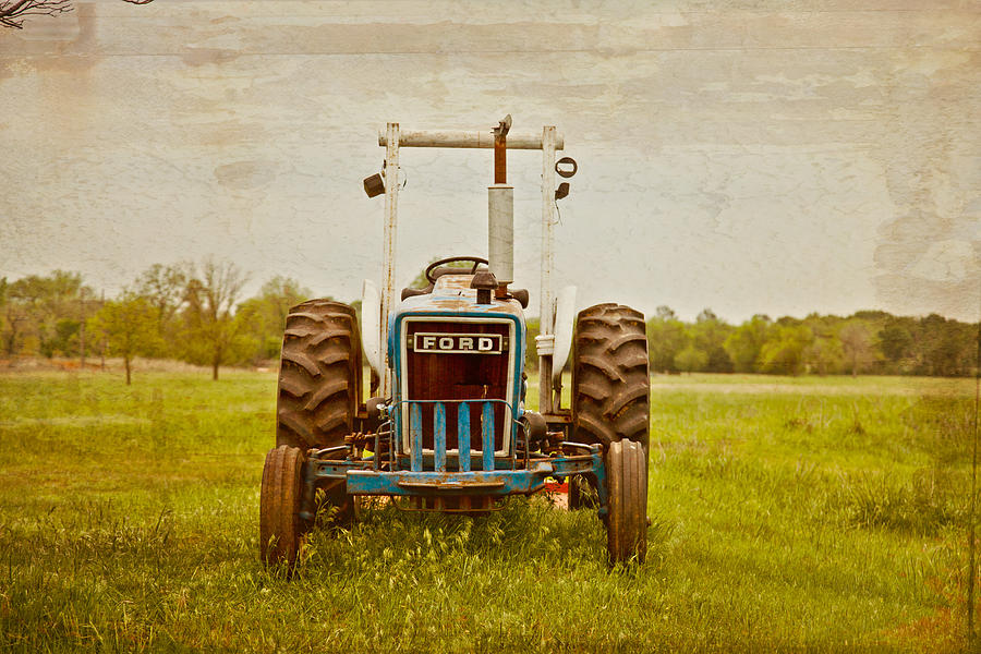 Ford Tractor Photograph by Toni Hopper