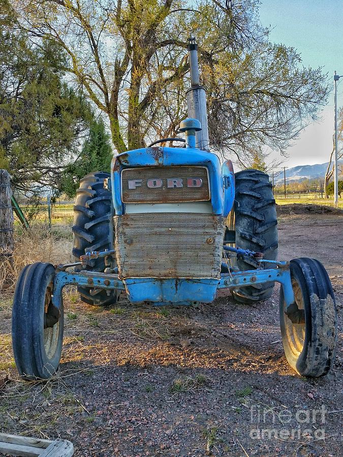 Ford Tractor Photograph by Tony Baca
