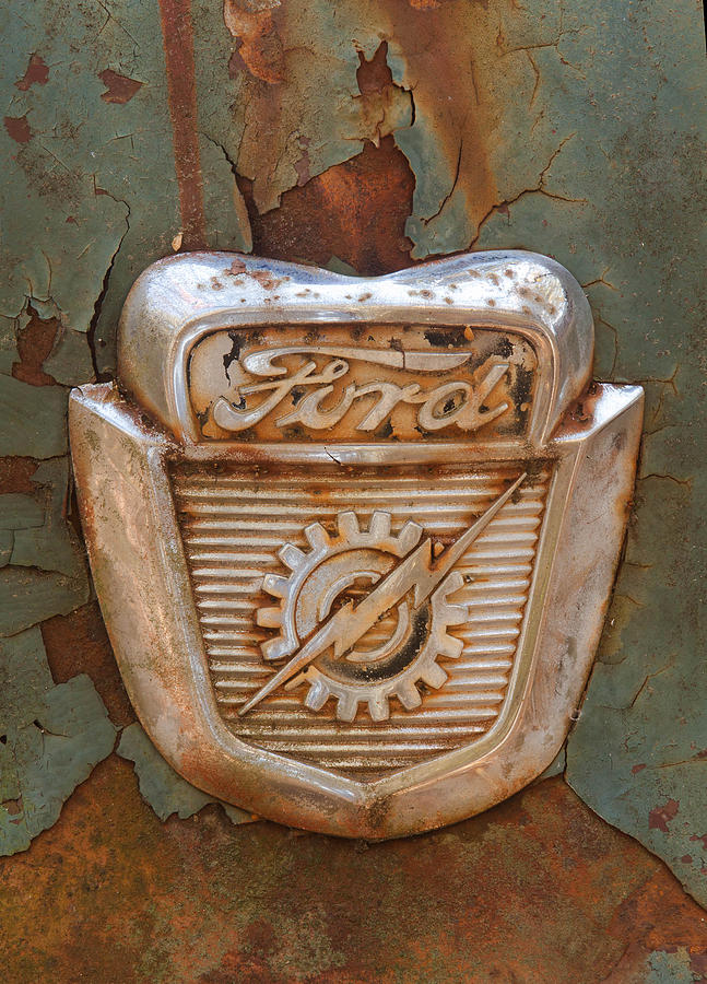 Ford Truck Emblem Photograph by Harold Stinnette