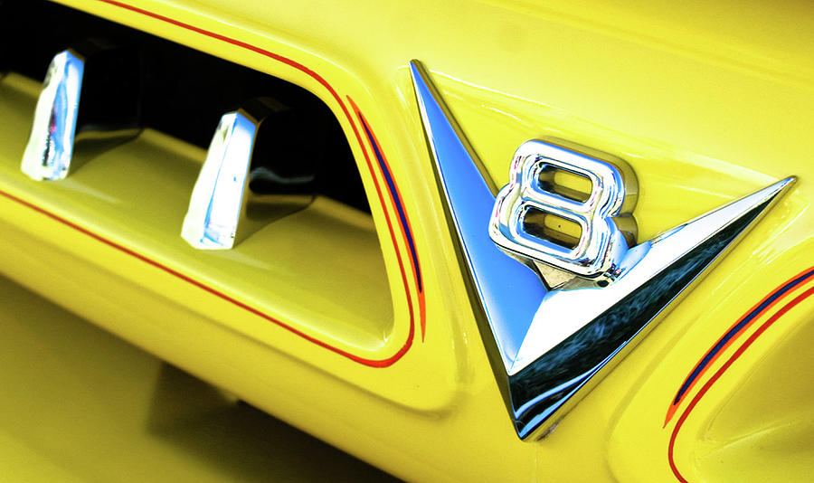 Ford V8 Emblem Photograph by N5pix - Fine Art America