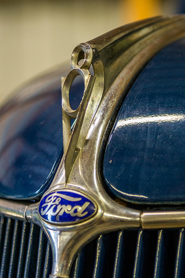 Ford V8 Logo Photograph by Paul Freidlund