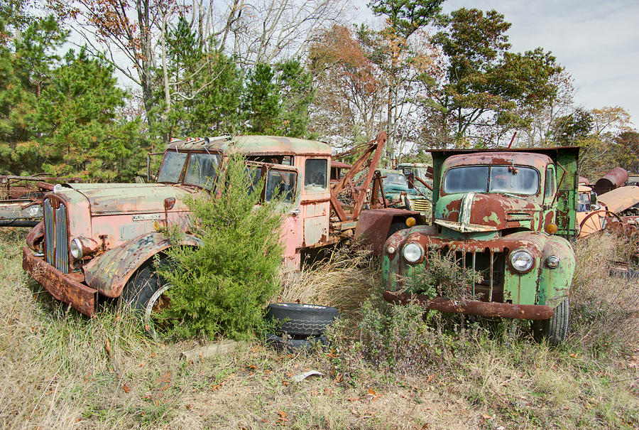 New Jersey Photograph - Ford vs. Autocar by Timothy Hedges