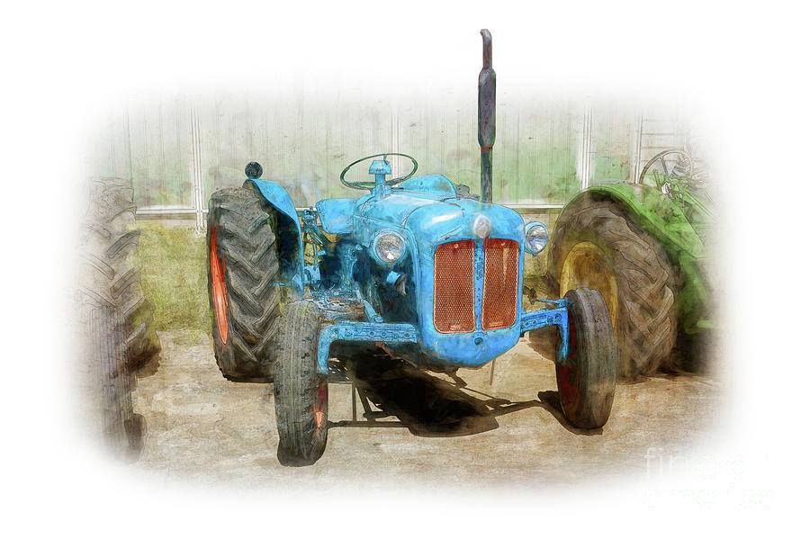 Fordson Dexta Tractor Photograph by Stuart Row