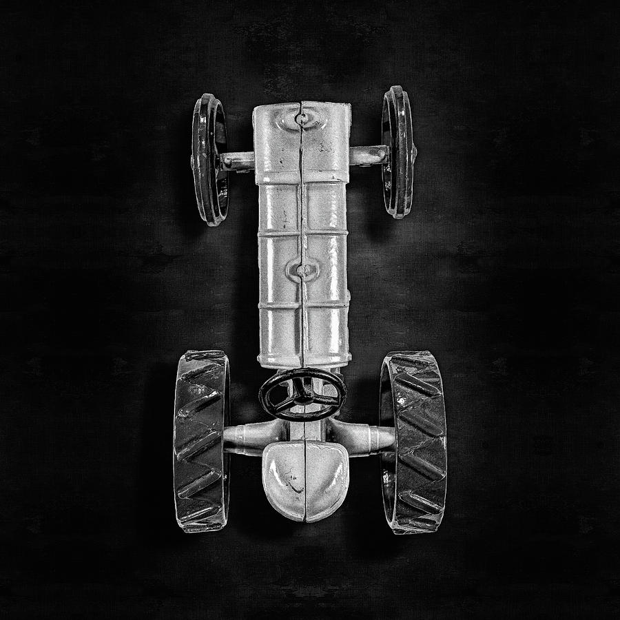 Fordson Tractor Top BW Photograph by YoPedro