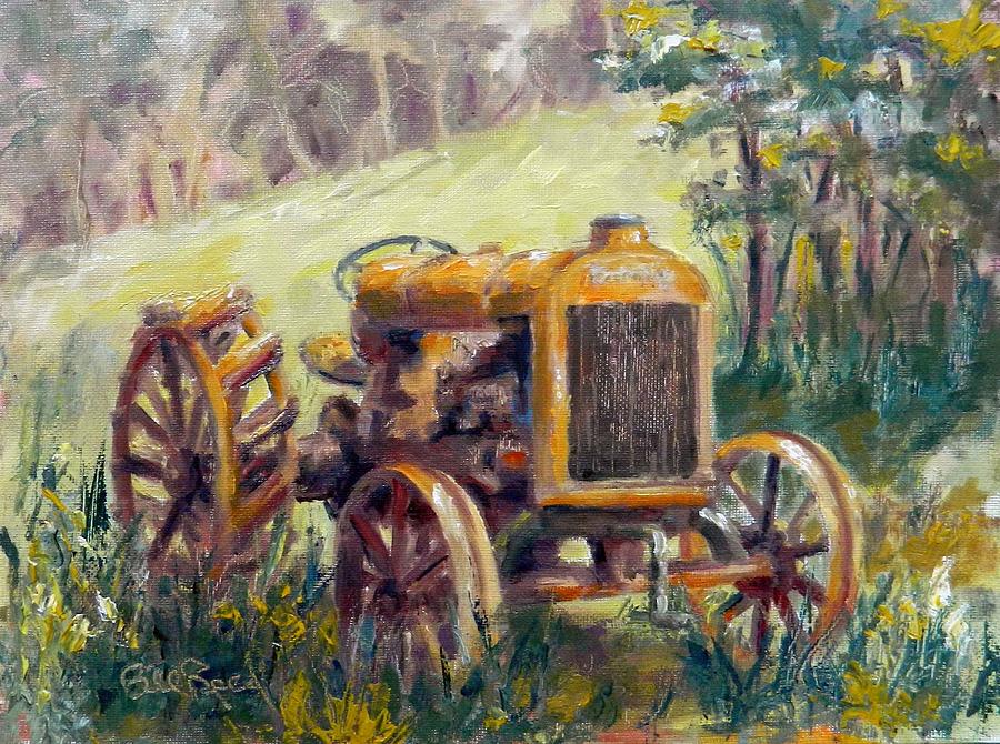 Fordson Tractor Painting by William Reed