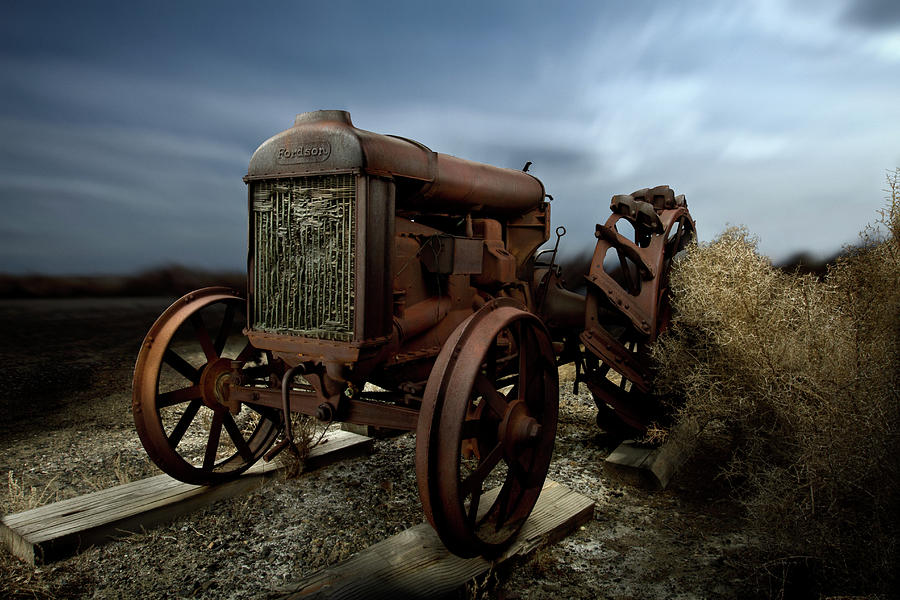 Vintage Photograph - Fordson Tractor by Yo Pedro