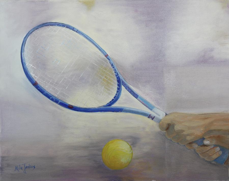 Forehand Painting by Mike Jenkins