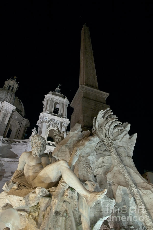Foreshortening of Piazza Navona II Photograph by Fabrizio Ruggeri