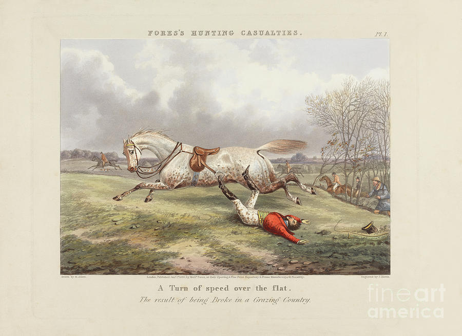 Fores's Hunting Casualties Mixed Media by John Harris - Henry Alken - Fine  Art America
