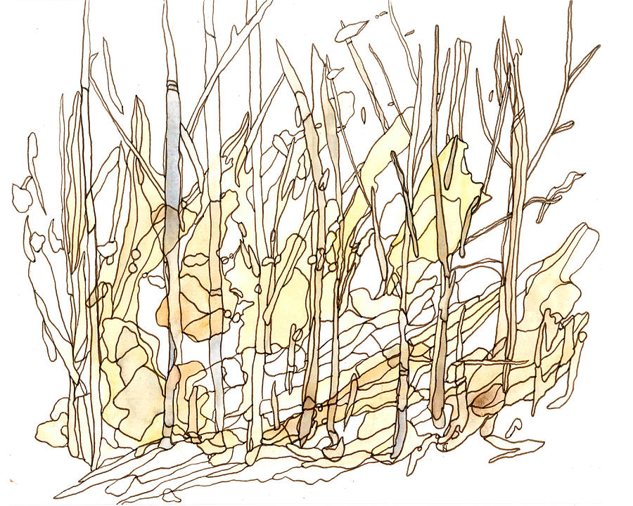 Forest Painting - Forest 3 by Katie Ree Forest Painting - Forest 3 by Katie Ree