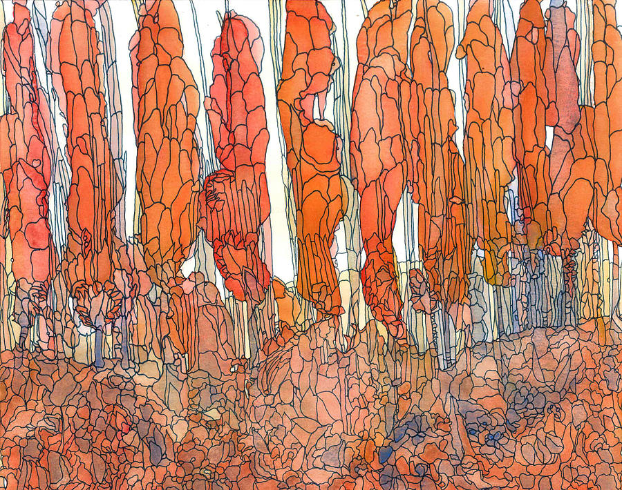 Forest Painting - Forest 5 by Katie Ree Forest Painting - Forest 5 by Katie Ree
