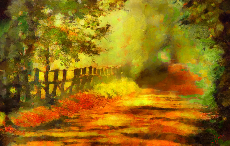 Forest 7 Painting by George Rossidis