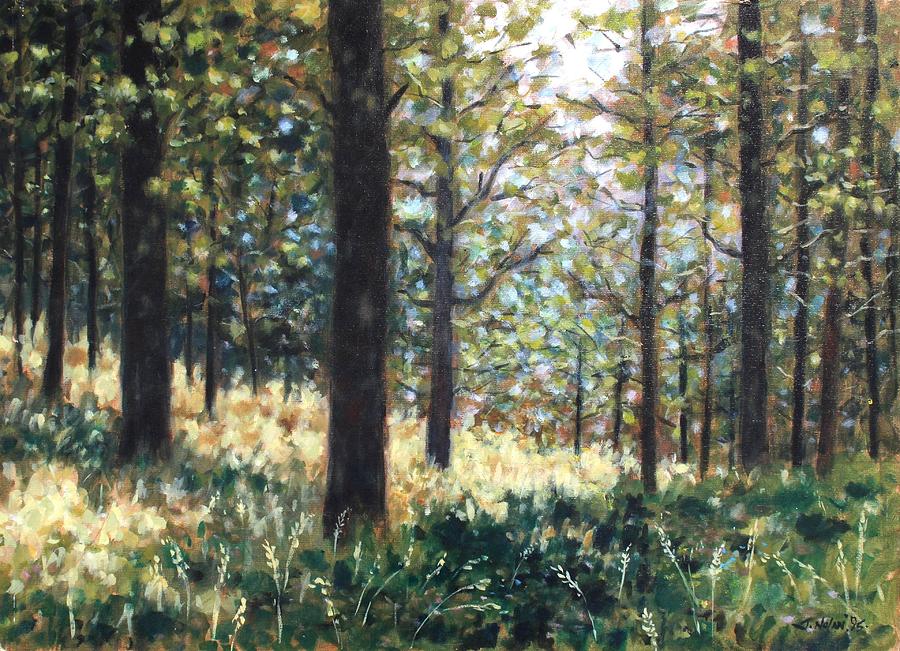 Forest- County Wicklow - Ireland Painting by John  Nolan