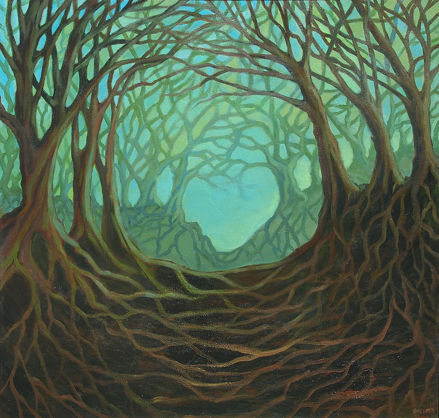 Forest Painting - Forest Dream by Suzanne Shelden Forest Painting - Forest Dream by Suzanne Shelden