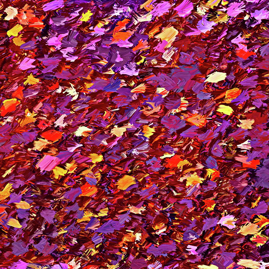 Forest Floor in Autumn Digital Art by Dana Roper