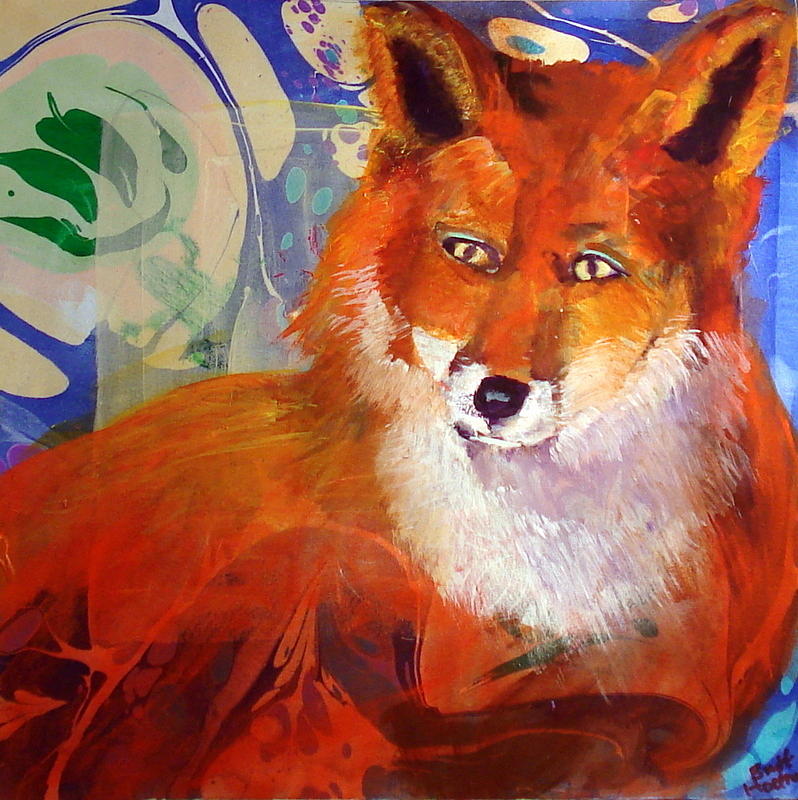 Forest Fox Mixed Media by Buff Holtman