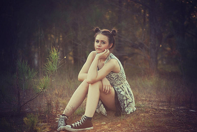 Forest Girl Photograph by Robert Edmanson-Harrison