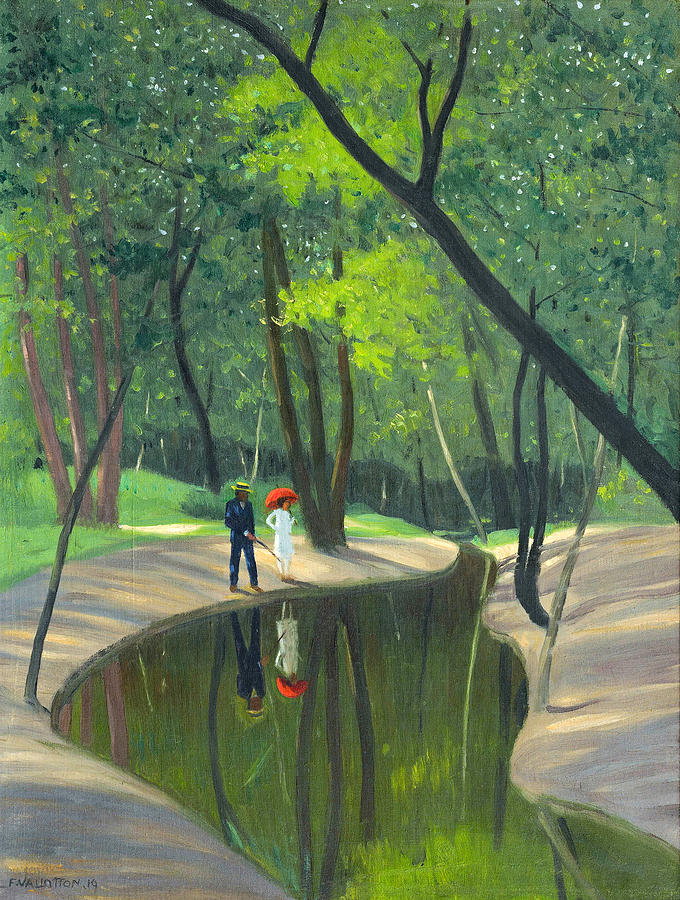 Forest of Boulogne Painting by Felix Vallotton