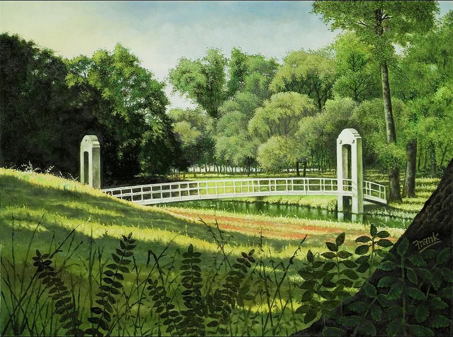 Forest Park Footbridge Painting by Michael Frank