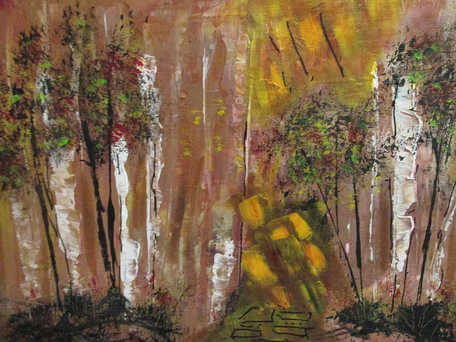Forest Primeval Painting by Sharyn Winters