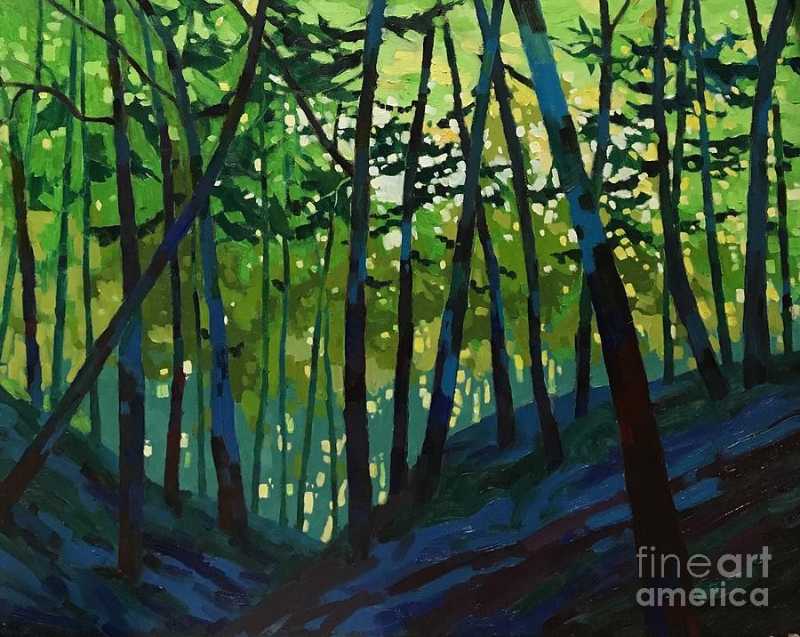 Forest reverie Painting by Celine  K Yong