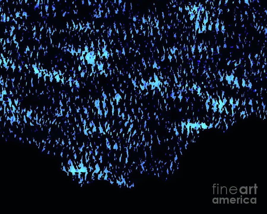 Forest Slope in Moonlight 2 Digital Art by Tim Richards
