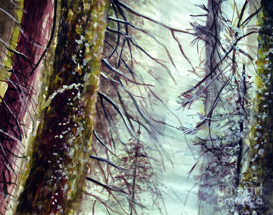 Forest Talk Painting by Allison Ashton