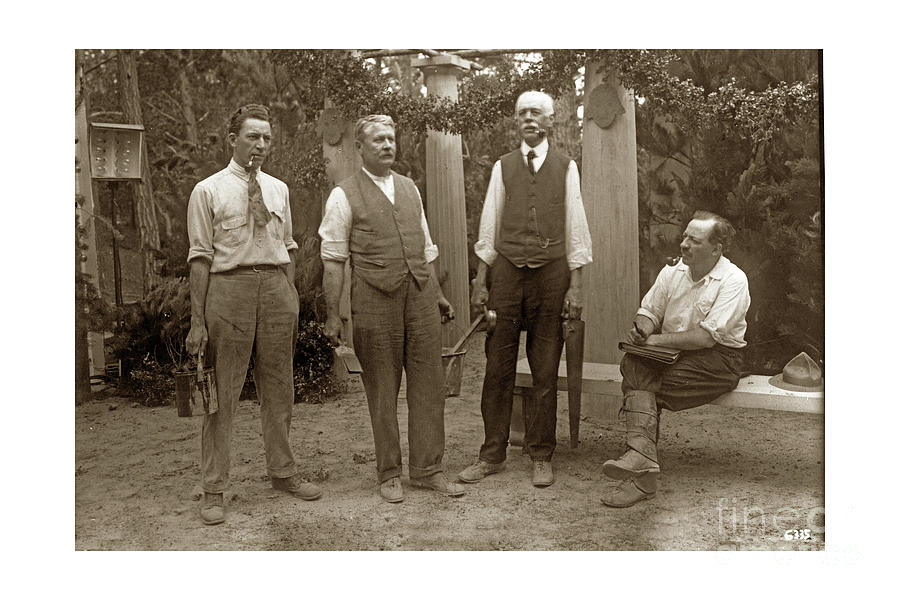 Forest Theater Photograph - Forest theater, George Seideneck, Arthur Vachell, by Monterey County Historical Society