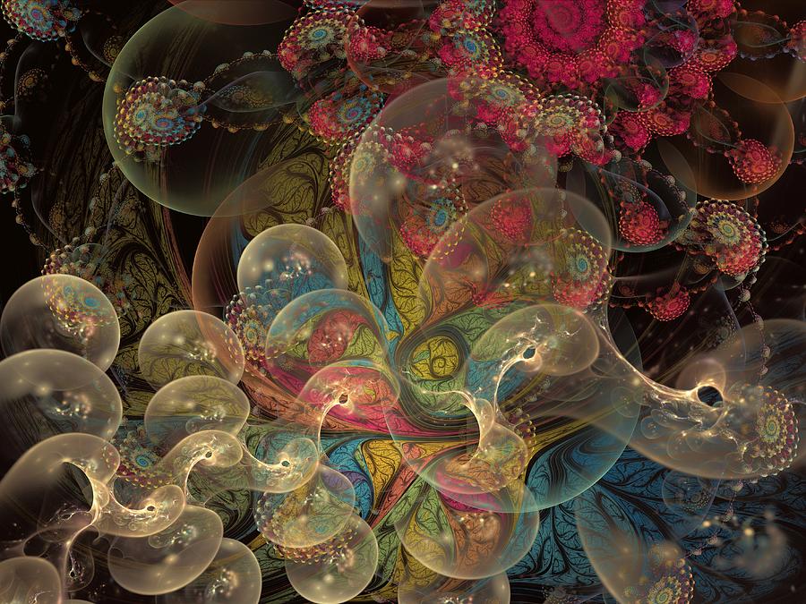 Forever Blowing Bubbles Digital Art by Amorina Ashton