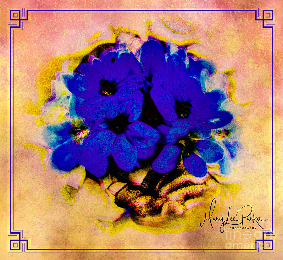 Forever Blue  Mixed Media by MaryLee Parker
