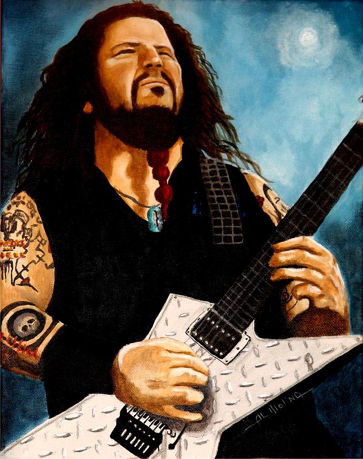 Music Painting - Forever Dimebag by Al  Molina
