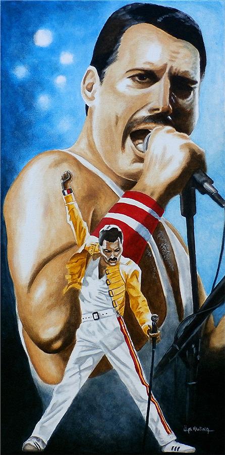 Forever Freddie Mercury Painting by Al  Molina