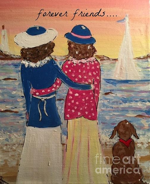 Forever Friends Painting by Jacqui Hawk