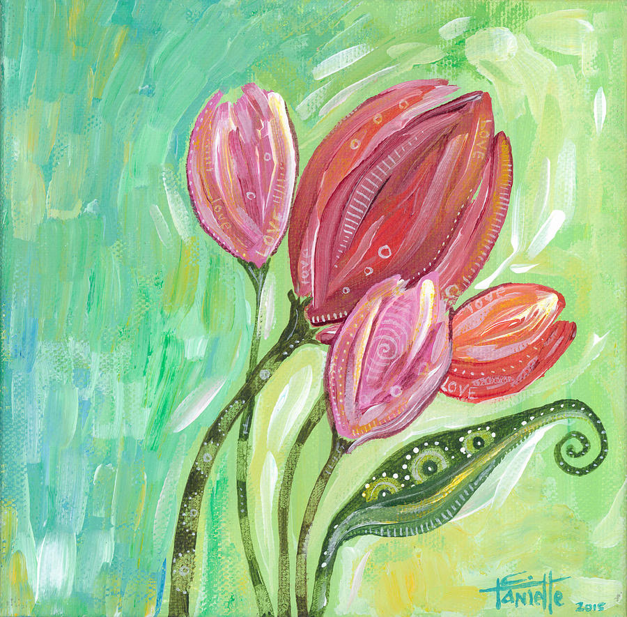 Forever in Bloom Painting by Tanielle Childers