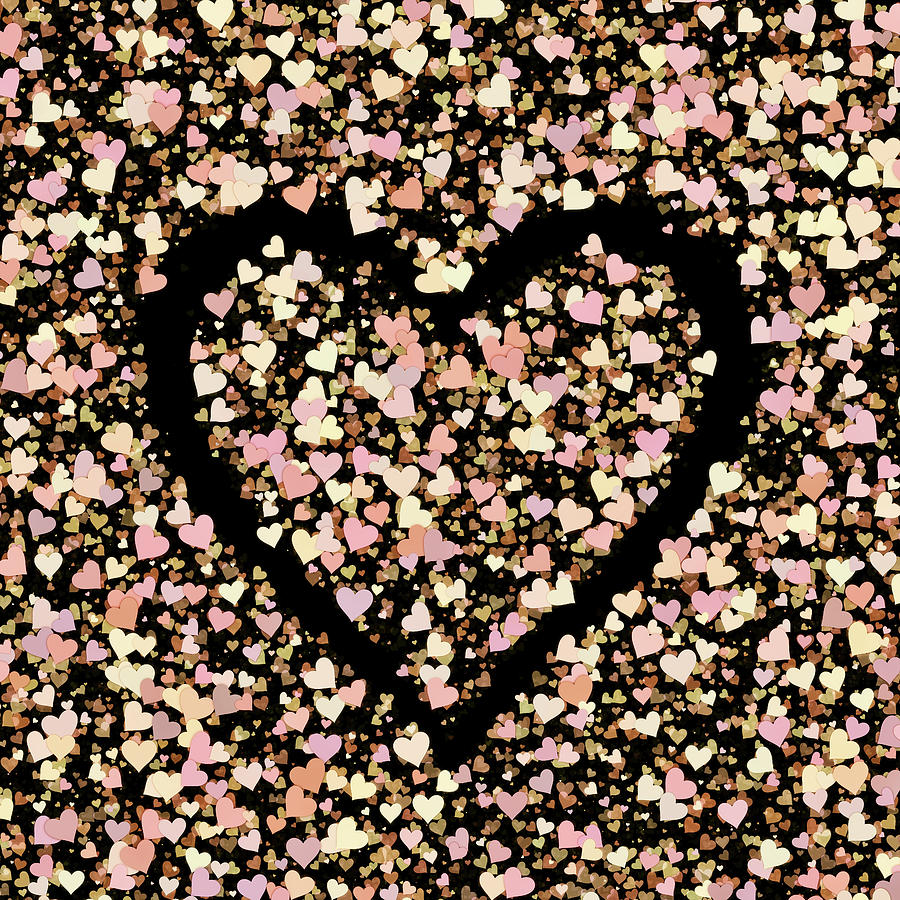 Love Hearts Digital Art - Forever Love Heart by Georgiana Romanovna