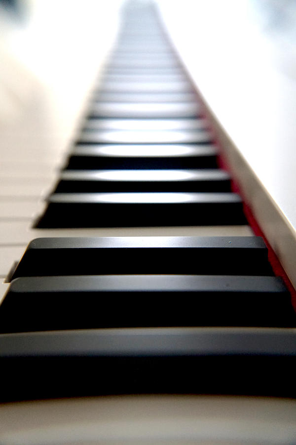 Piano Photograph - Forever Piano by William Hall Piano Photograph - Forever Piano by William Hall
