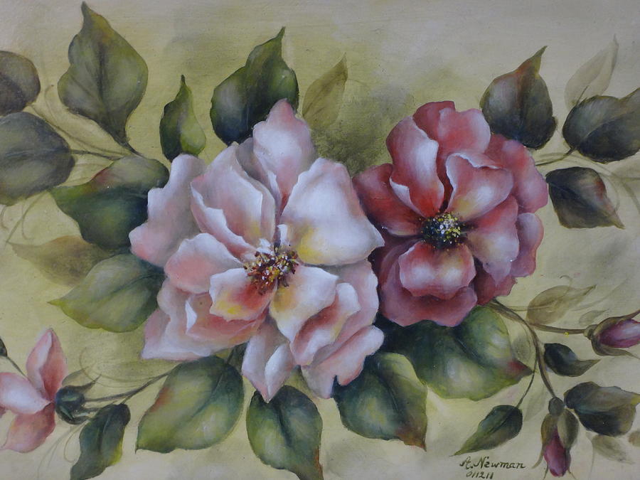 Forever Roses Painting by Arlene Newman | Fine Art America