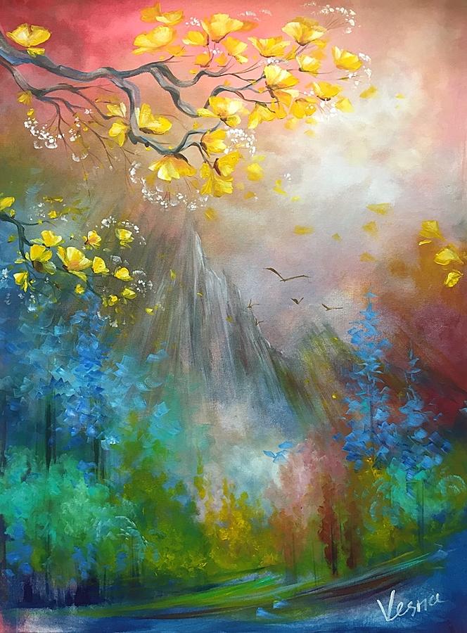 Nature Painting - Forever  by Vesna Delevska