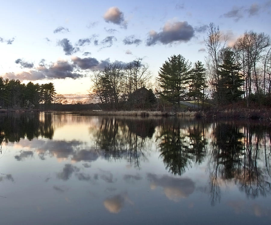 Forge Pond Sunset Photograph by Frank Winters