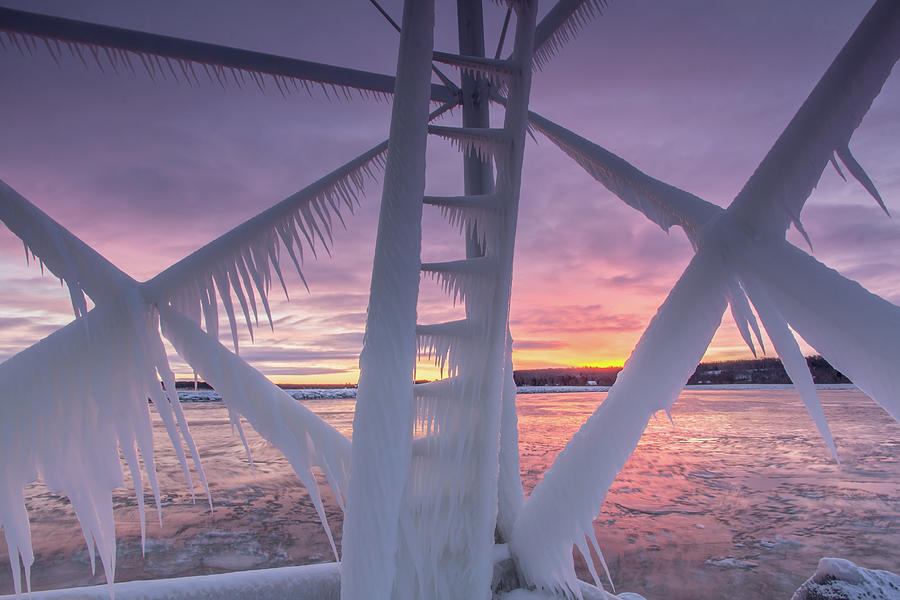 Forged in Ice  Photograph by Lee and Michael Beek