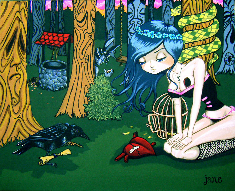 Symbolic Painting - Forgetting Is Easier by Brittany Jane Boyd Symbolic Painting - Forgetting Is Easier by Brittany Jane Boyd