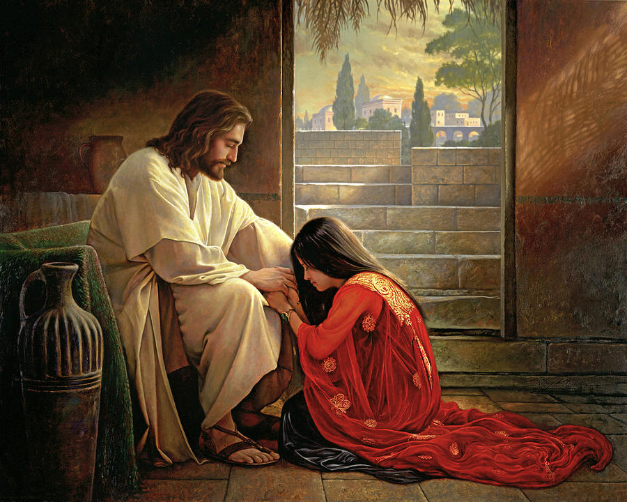 Jesus Painting - Forgiven by Greg Olsen