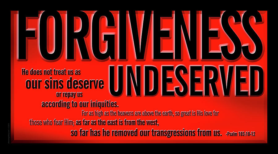 Forgiveness Undeserved Digital Art by Shevon Johnson