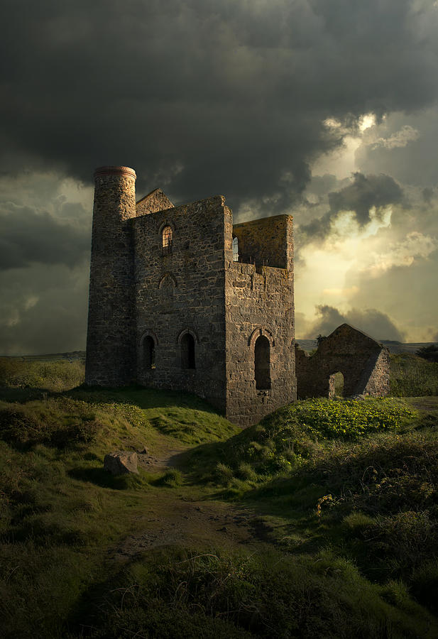 Castle Photograph - Forgotten castle by Jaroslaw Blaminsky