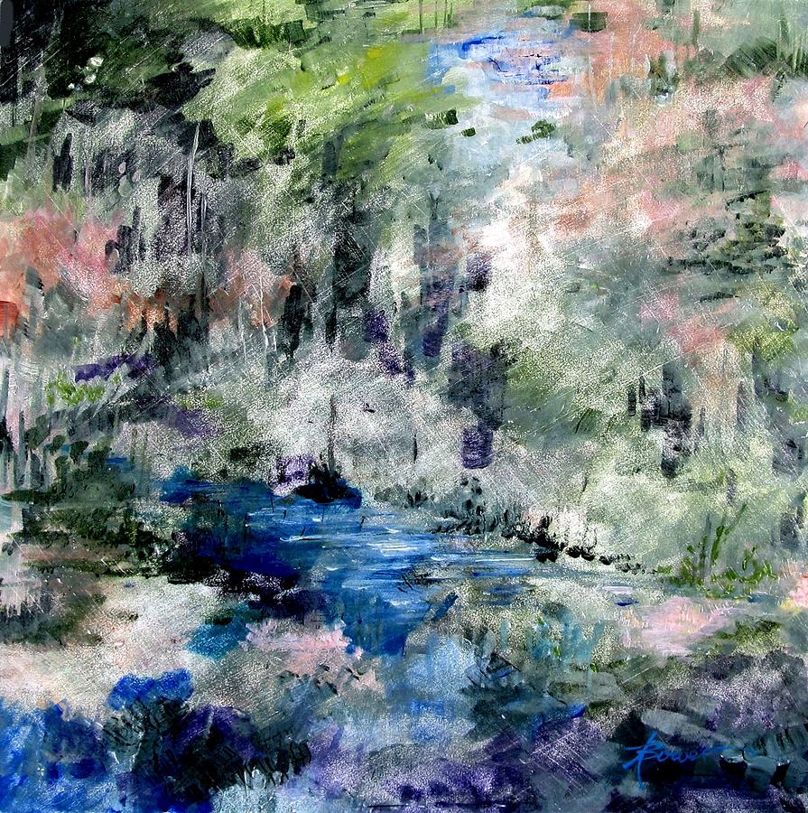 Forgotten Creek  Painting by Adele Bower