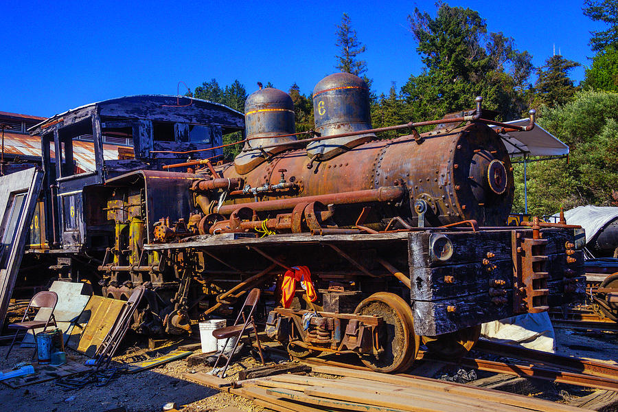 Forgotten Engine Photograph by Garry Gay