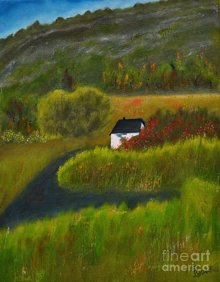 Forgotten Farm Painting by Barrie Stark